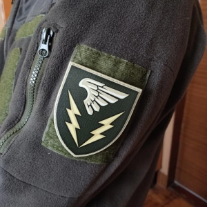 Шеврон ВСУ 87 отдельный батальон управления олива