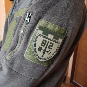 Шеврон ВСУ 82 отдельный батальон 105 ОБрТРО олива