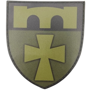 Шеврон ЗСУ 12 допоміжний полк олива