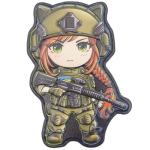 Шеврон Військова дівчина