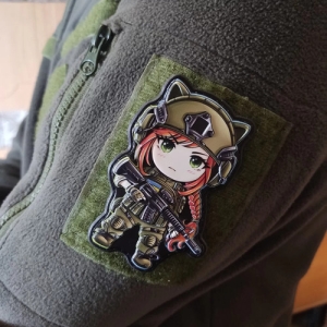 Шеврон Військова дівчина