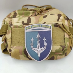 Шеврон ВСУ Морская пехота Vigor, Strength, Courage