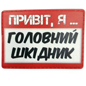 Шеврон Привіт, я головний шкідник