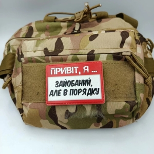 Шеврон Привет, я зайобаный, но в порядке