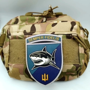 Шеврон ЗСУ Semper Fidelis акула