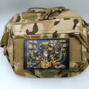 Шеврон Разом до Перемоги з котом