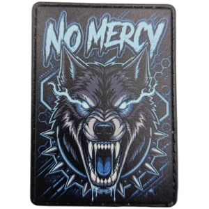 Шеврон No mercy Wolf
