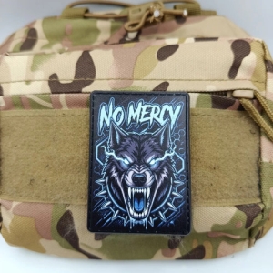 Шеврон No mercy Wolf