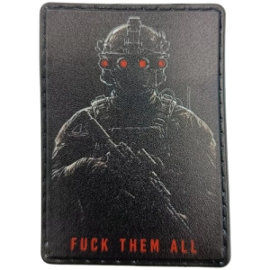 Шеврон Fuck them all Нічне бачення