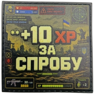 Шеврон +10ХР за попытку