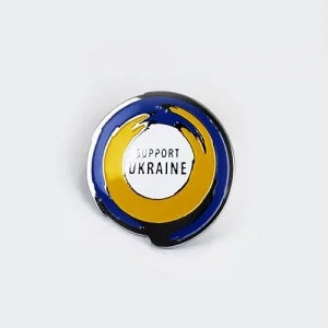 Пин на одежду Support Ukraine