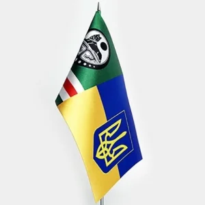 Флажок Украина/Ичкерия (без держателя)