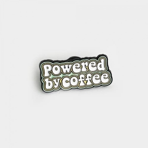 Значок Powered by coffee