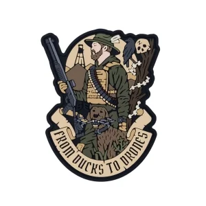 ПВХ Патч (шеврон) "From ducks to drones"