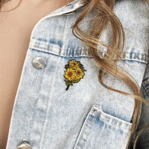 Значок Букет подсолнечников
