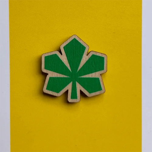 Значок Каштан зелений woody