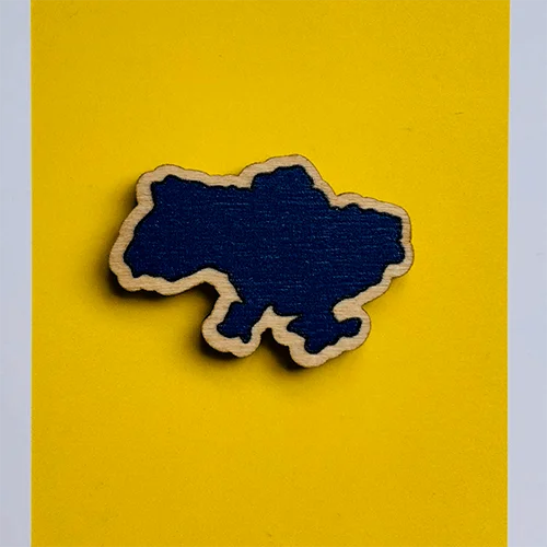 Значок Україна блакитна