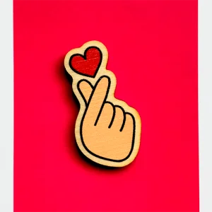 Значок Рука з сердечком