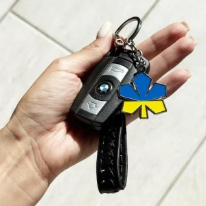 Брелок Каштан (жовто-блакитний)