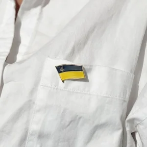 Значок Прапор України з Тризубом (с)