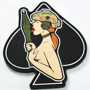 Патч/Шеврон Дівчина-піка (рижа)