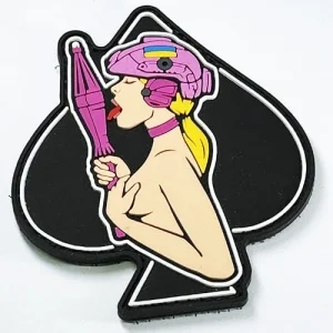 Патч/Шеврон Дівчина-піка (рожева)