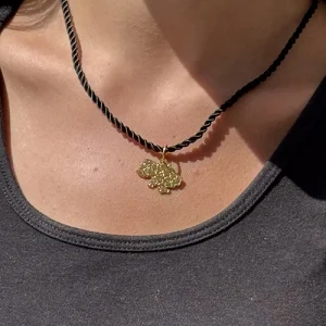 Кулон мапа України (позолота)