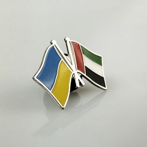 Значок Прапори Україна / ОАЕ