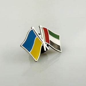Значок Прапори Україна / ОАЕ