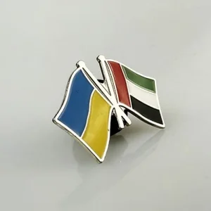 Значок Прапори Україна / ОАЕ