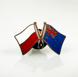 Значок прапор Польщі / Австралії