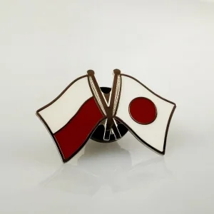 Значок флаг Польши / Японии