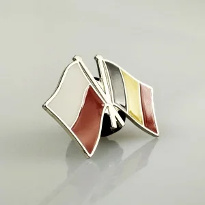 Значок прапор Польщі / Бельгії