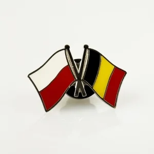 Значок флаг Польши / Бельгии