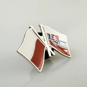 Значок прапор Польщі / Словаччини
