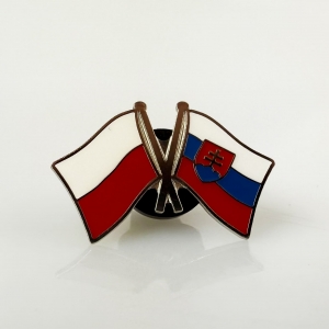 Значок прапор Польщі / Словаччини