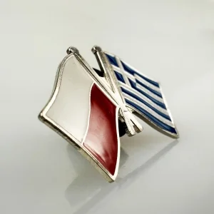 Значок прапор Польщі / Греції