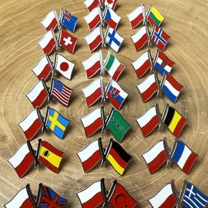 Значок флаг Польши / Словакии