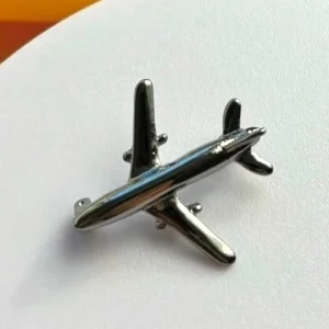 Значок Літак під срібло