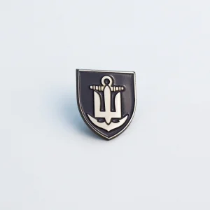 Значок ВМС ЗСУ Ескадра чорний нікель