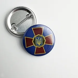 Значок закатный Национальной гвардии Украины