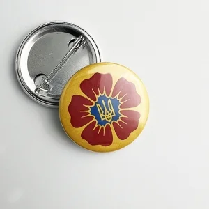 Значок закатной Мак