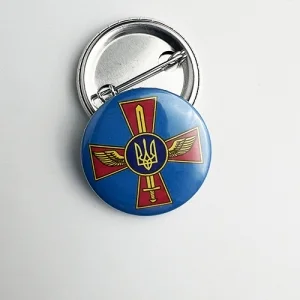 Значок закатний Повітряних сил (Збройних сил України)