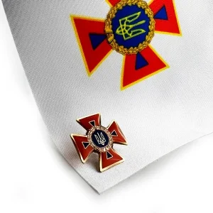 Набір Прапорець + Значок ДСНС