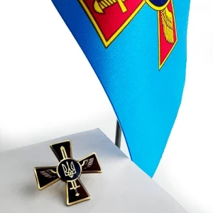 Набір Прапорець + Значок Повітряних сил (Збройних сил України)