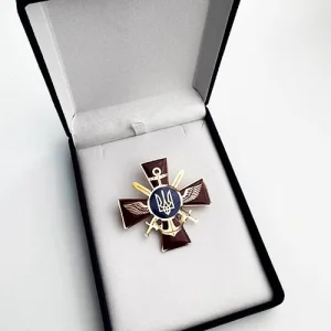 Набір Футляр + Кокарда Генеральний Штаб ЗС України