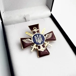 Набір Футляр + Кокарда Генеральний Штаб ЗС України