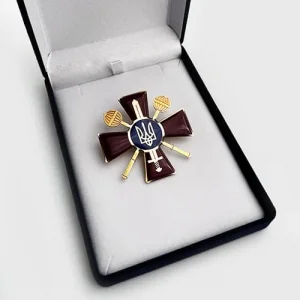 Набір Футляр + Кокарда Міністерства оборони України