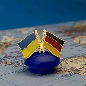 Значок Прапори Україна / Німеччина