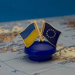 Значок Прапори Україна / ЄС